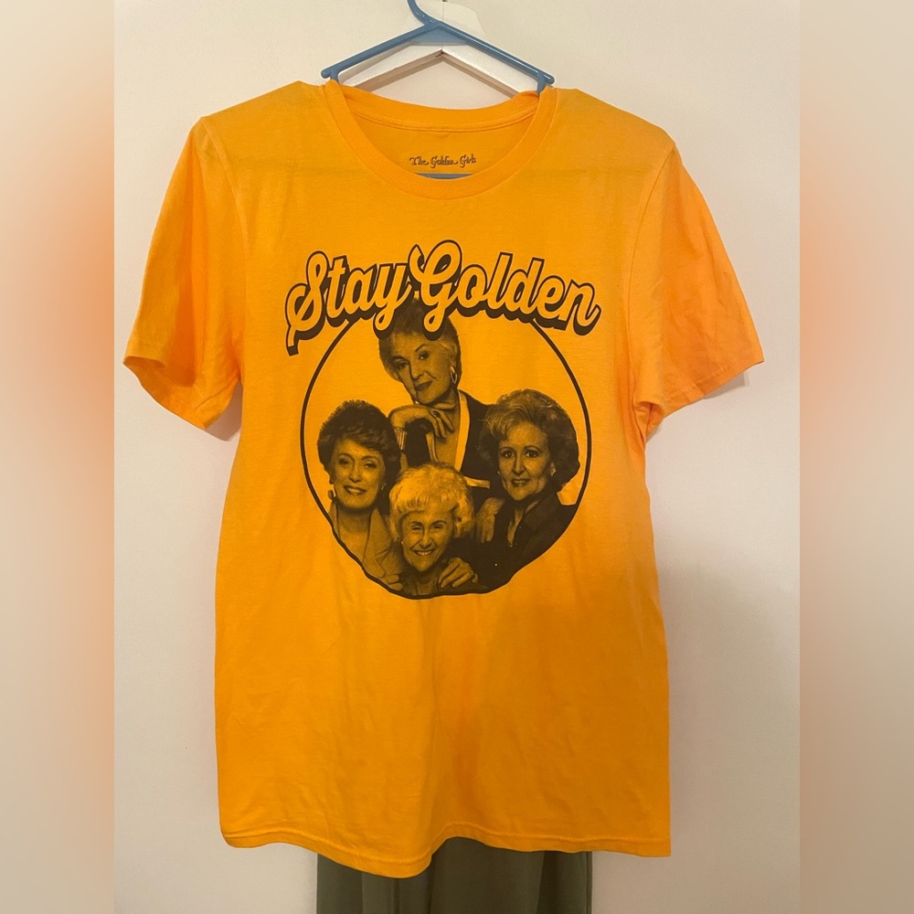"Stay Golden" Short Sleeve Tee - Yellow